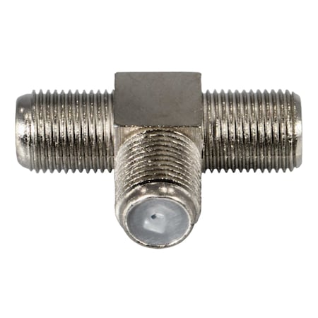 Midwest Fastener 3/8"-32 Coaxial 2-way Splitter F-Type Connectors 3PK 930926